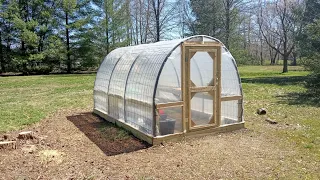 My DIY Cattle Panel Greenhouse on the Homestead