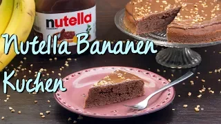 NUTELLA BANANEN KUCHEN BACKEN | einfache & schnelle Kuchen Rezepte #lecker #absolutelebenslust