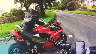 🏍 Riding a Ducati XDiavel S with Panigale V4 and V2! 🔥