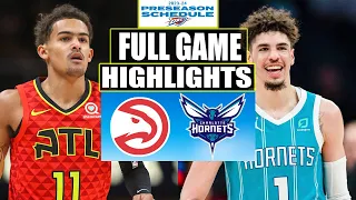 Charlotte Hornets vs Atlanta Hawks Full Game Highlights | Oct 25 | 2023 NBA Regular Season