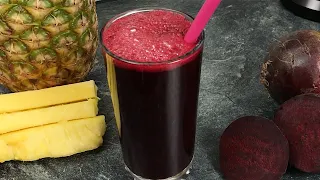 How to Make Beetroot Pineapple Juice | Super Healthy Beet Juice