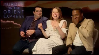 MURDER ON THE ORIENT EXPRESS interviews - Daisy Ridley, Gad, Branagh, Pfeiffer, Odom Jr., Boynton