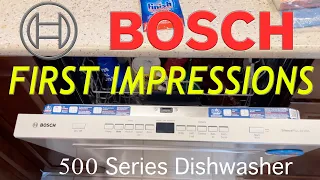 Bosch 500 Series Dishwasher Review | Why we Bought it