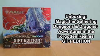 MTG:  D&D AFR Gift edition Unboxing