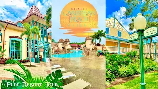 Disney's Caribbean Beach | Full Detailed Resort Tour | Trinidad Little Mermaid Room Tour