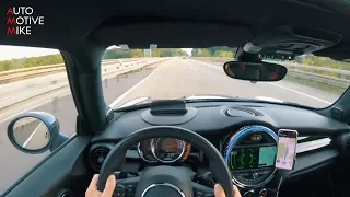 STRAIGHT PIPED MINI F56 JCW POV AUTOBAHN RUN