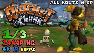 Ratchet & Clank HD - Playthrough Part 1/3 (2002 PS3 RPCS3 4K-IR 60FPS 1440p)