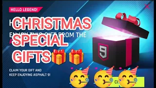 ASPHALT 9 || CHRISTMAS SPECIAL  GIFTS🎁🎁|| HURRY UP🥳🥳|| CLAIM NOW ||
