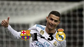 Barcelona vs Real Madrid 1-3 All Goals & Highlights (Spanish Super Cup 2017)