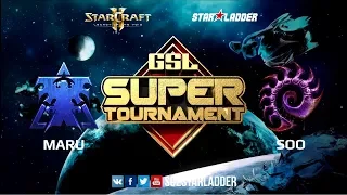 2018 GSL Super Tournament Season 1, Ro16: Maru (T) vs soO (Z)