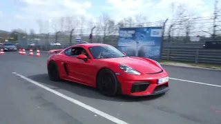 CARFREITAG Nürburgring 2022 Tankstelle/Boulevard! Supercars, Tuner Cars, Traffic Jams, Polizei Etc!