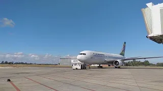 Air Zimbabwe Boeing 767-200ER Pushback & Engine Start.