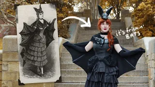 I Tried Recreating This 1800's Bat Costume! 🦇