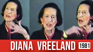 Diana Vreeland Speaks About Style (1981)