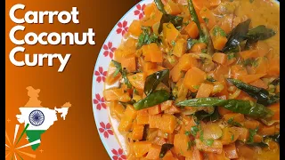 Carrot Coconut Curry | Indian Vegetarian Recipes | Vegan
