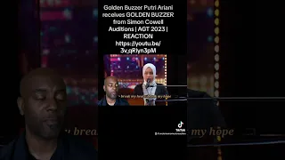 Golden Buzzer Putri Ariani receives GOLDEN BUZZER from Simon Cowell Auditions | AGT 2023 | REACTION