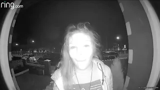 The girl at my door is back (doorbell camera)