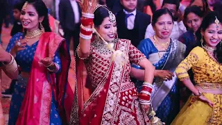 Bridal Entry || Don't Miss this Surprise Bridal entry || Indian wedding at Vasudeva Garden Dwarka