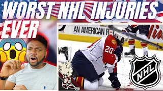 🇬🇧 BRIT Rugby Fan Reacts To The WORST INJURIES IN NHL HISTORY - These Dudes Are WARRIORS!