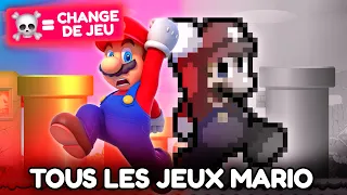 TOUS les MARIO BROS mais si je MEURS je CHANGE DE JEU !