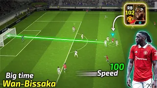 100 Speed + 90 Kicking Power = Wan Bissaka Big time