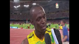 Usian Bolt - Olympic 2008 - Beijing - 100m Final ( World Record)