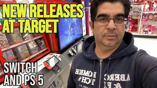 New Releases for Nintendo Switch and PlayStation 5 games at Target Store