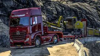 MERCEDES ACTROS GİGASPACE Special Transport - Max Graphics | Euro Truck Simulator 2 | Gameplay (4K)