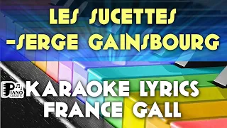 LES SUCETTES SERGE GAINSBOURG, FRANCE GALL KARAOKE LYRICS VERSION PSR S975