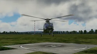 X-Plane 12: X-Trident AW109 SP Landing Gear Absorbing Weight With Ease