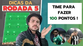 DICAS CARTOLA FC 2024 | RODADA 5 | TIME PARA MITAR E VALORIZAR #cartolafc #cartoladicas #brasileirao