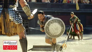 Paul Mescal Takes on the Roman Empire in 'Gladiator 2' First Look at CinemaCon | THR News