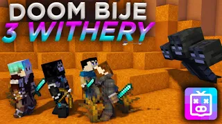 DOOM vs 3 WITHERY! | KWADRATOWA MASAKRA