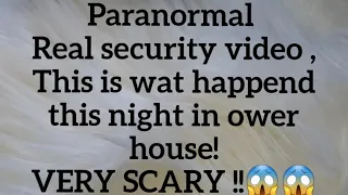 VERY SCARY HUGE DARK SHADOW & ORB ON SECURITY CAM!AT 03: 21 IN THE NIGHT😱