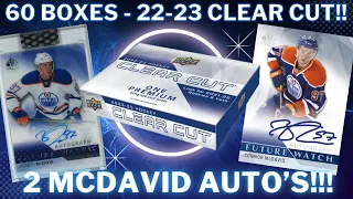 2022-23 Clear Cut 2 McDAVID Auto's!! in 2 Case Breaks!