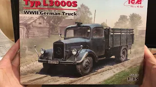 WWII German Truck Mercedes Benz L3000s от ICM 1:35. Часть 2