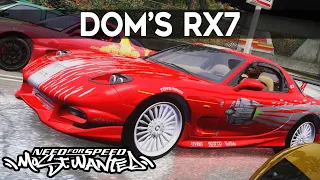 Dom's Mazda Rx7 / NFS Most Wanted