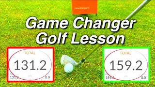 How to strike your irons pure every time - Student gains 28 yards with a 7 Iron and you could too