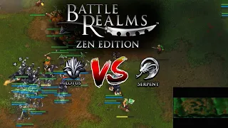 Battle Realms ZE v1.58.2 | 1vs1 | Wako VS my Lotus | game 1