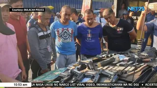 Tatlo katao arestado matapos mahulihan ng mga baril at mga kontrabando sa Bulacan