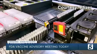 FDA advisory panel meeting today, could approve Pfizer vaccine