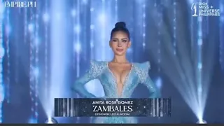 MISS UNIVERSE ZAMBALES/her performance in Evening Gown Competition.Woww pasabog😯