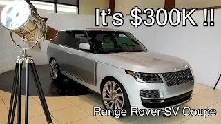 Most Exclusive Rover Yet !! - Range Rover SV Coupe