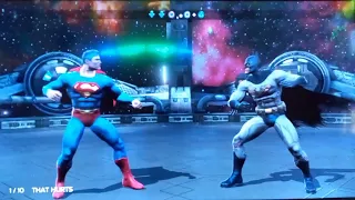 mortal kombat vs dc universe : superman  kombo challenge