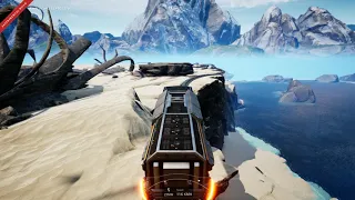 Satisfactory Experimental Train Ride! Nearly 20 minutes long! Stretches around the whole map.