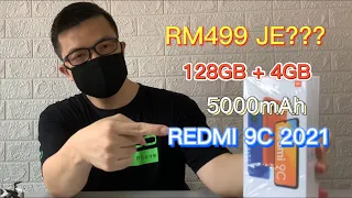 Phone Rm499 128GB  + 4GB Skrin 6.53 inci 5000mah Redmi 9c 2021 New Variant Gaming Phone