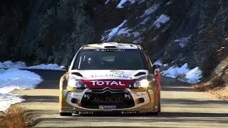 TEST Monte Carlo 2014 Kris Meeke Citroen DS3 WRC Day 1 PURE SOUND HD