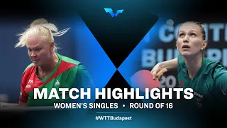 Georgina Pota vs Leonie Hartbrich | WTT Contender Budapest 2021 (R16)