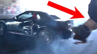 SACRAMENTO WET & WILD SIDESHOW!!!!MUSTANG HITS SPECTATOR!! *MUST WATCH*