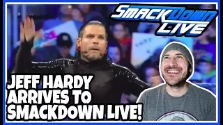 Reaction | JEFF HARDY ARRIVES TO WWE SMACKDOWN LIVE | Superstar Shake-up April 17, 2018